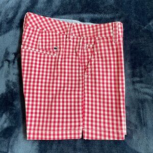Crown & Ivy Red Gingham Shorts